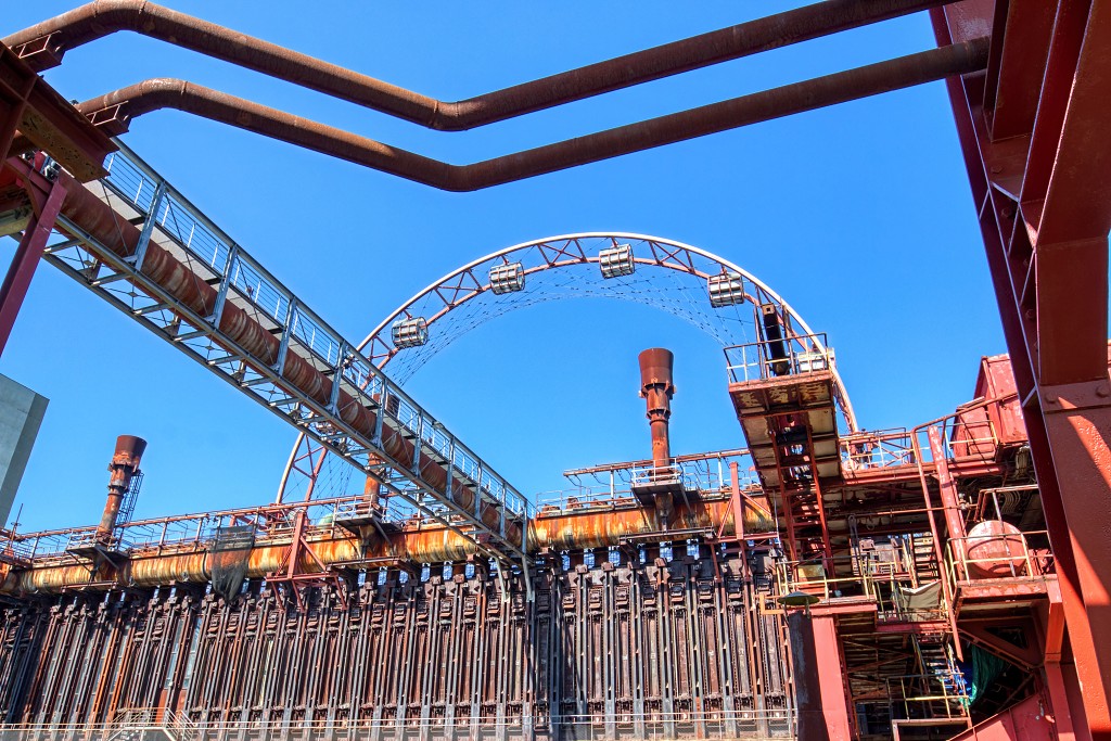 HDR zeche zollverein steenkolenmijn erfgoed ruhrgebied indutrie mijn steenkool fabriek hoogoven